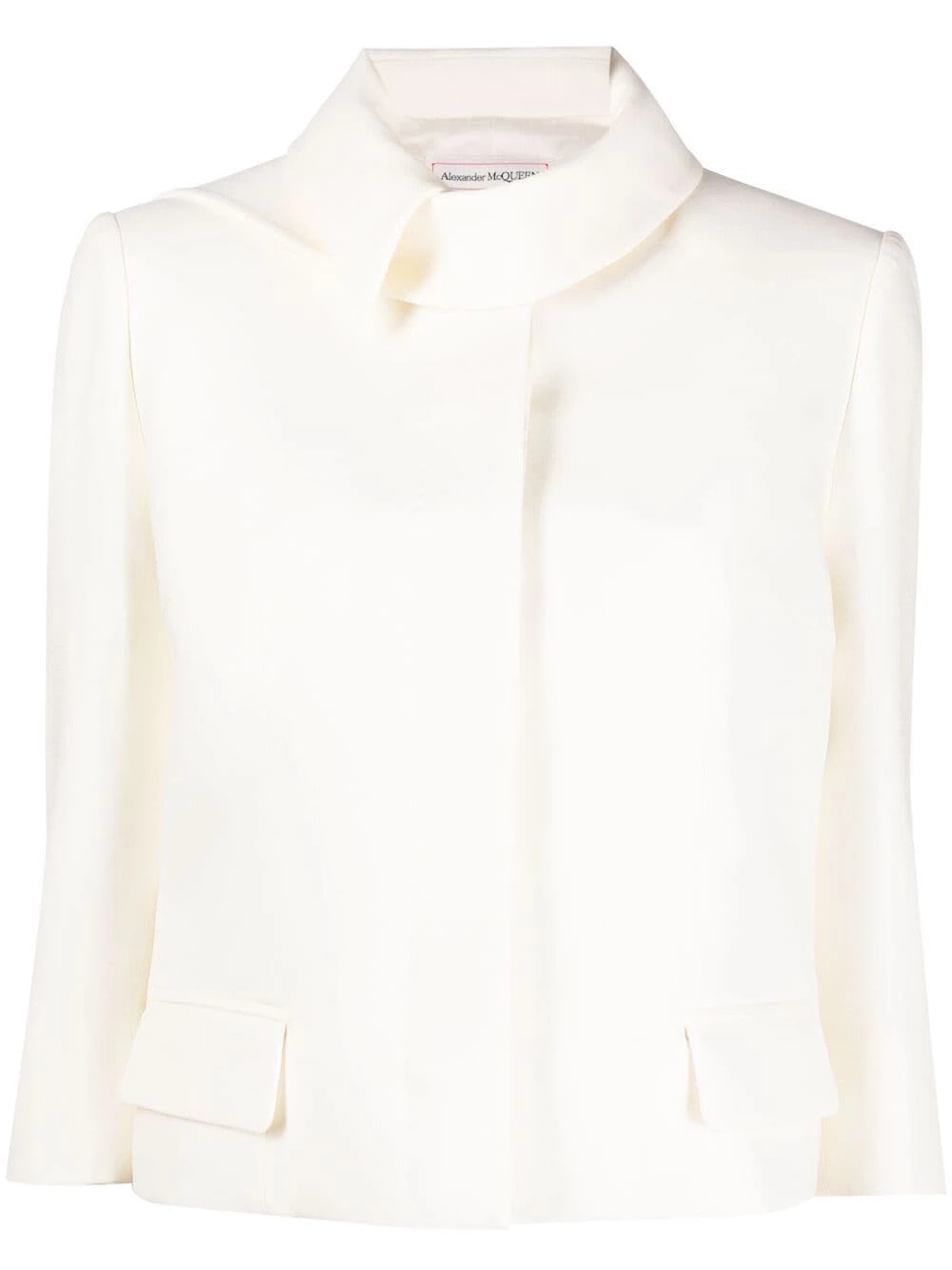 Best Sale โจ Alexander McQueen Tie neck jacket ๐งจ 1 Alexander McQueen tie-neck jacket