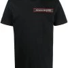 Alexander McQueen logo-patch cotton-jersey T-shirt