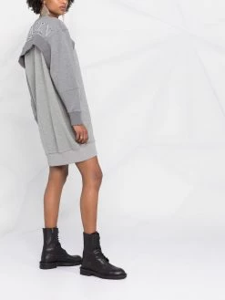 Alexander McQueen layered sweatshirt dress