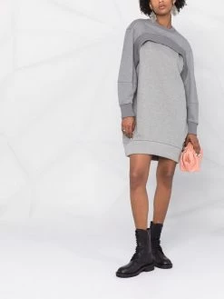 Alexander McQueen layered sweatshirt dress