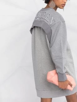 Alexander McQueen layered sweatshirt dress