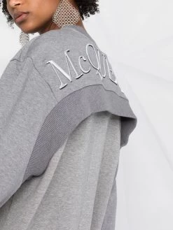 Alexander McQueen layered sweatshirt dress