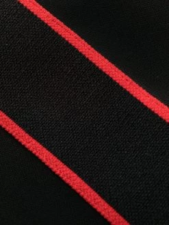 Alexander McQueen knitted logo tape track pants