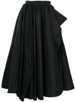 Alexander McQueen gathered A-line skirt