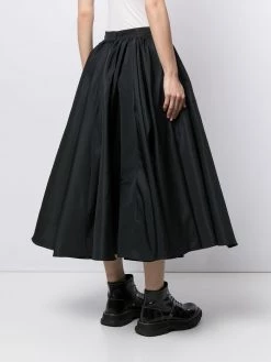 Alexander McQueen gathered A-line skirt