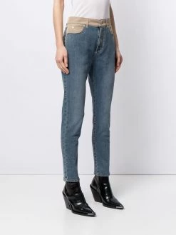 Buy ๐ฏ Alexander McQueen Panelled skinny ๐ jeans โญ 9 Alexander McQueen panelled skinny jeans