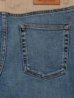 Buy ๐ฏ Alexander McQueen Panelled skinny ๐ jeans โญ 13 Alexander McQueen panelled skinny jeans