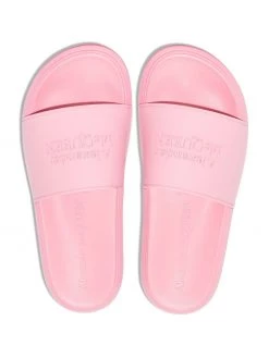 Promo ๐คฉ Alexander McQueen Logo embellished flat slides โค๏ธ 7 Alexander McQueen logo-embellished flat slides
