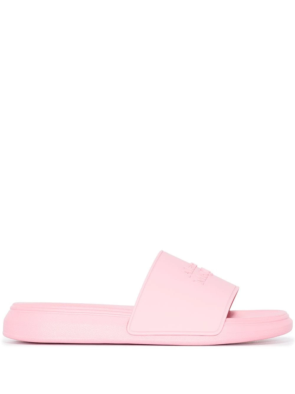 Promo ๐คฉ Alexander McQueen Logo embellished flat slides โค๏ธ 1 Alexander McQueen logo-embellished flat slides