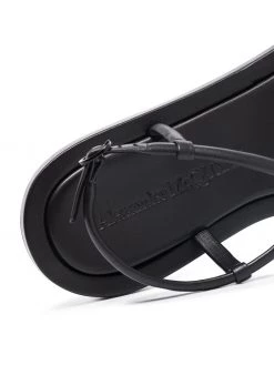 Alexander McQueen crossover strap open-toe flat sandals