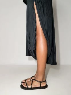 Alexander McQueen crossover strap open-toe flat sandals