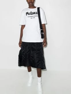 Alexander McQueen logo-print cotton T-shirt