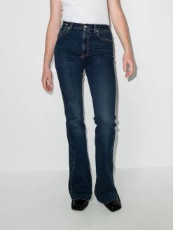 Alexander McQueen high-rise flared jeans