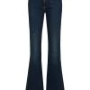 Alexander McQueen high-rise flared jeans