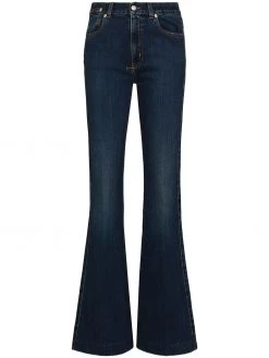 Alexander McQueen high-rise flared jeans