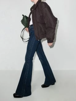 Alexander McQueen high-rise flared jeans