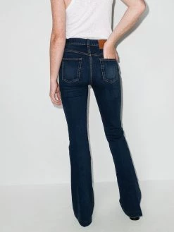 Alexander McQueen high-rise flared jeans