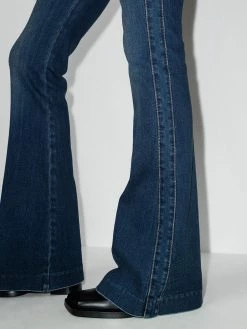 Alexander McQueen high-rise flared jeans