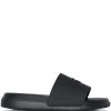 Alexander McQueen logo detail slide sandals