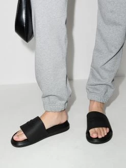 Cheapest 😉 Alexander McQueen Logo detail slide 🩴 sandals 🔔 5 Alexander McQueen logo detail slide sandals