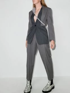 Brand new ๐ Alexander McQueen High rise tailored trousers ๐ 9 Alexander McQueen high-rise tailored trousers