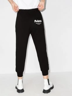 Alexander McQueen logo-print track pants