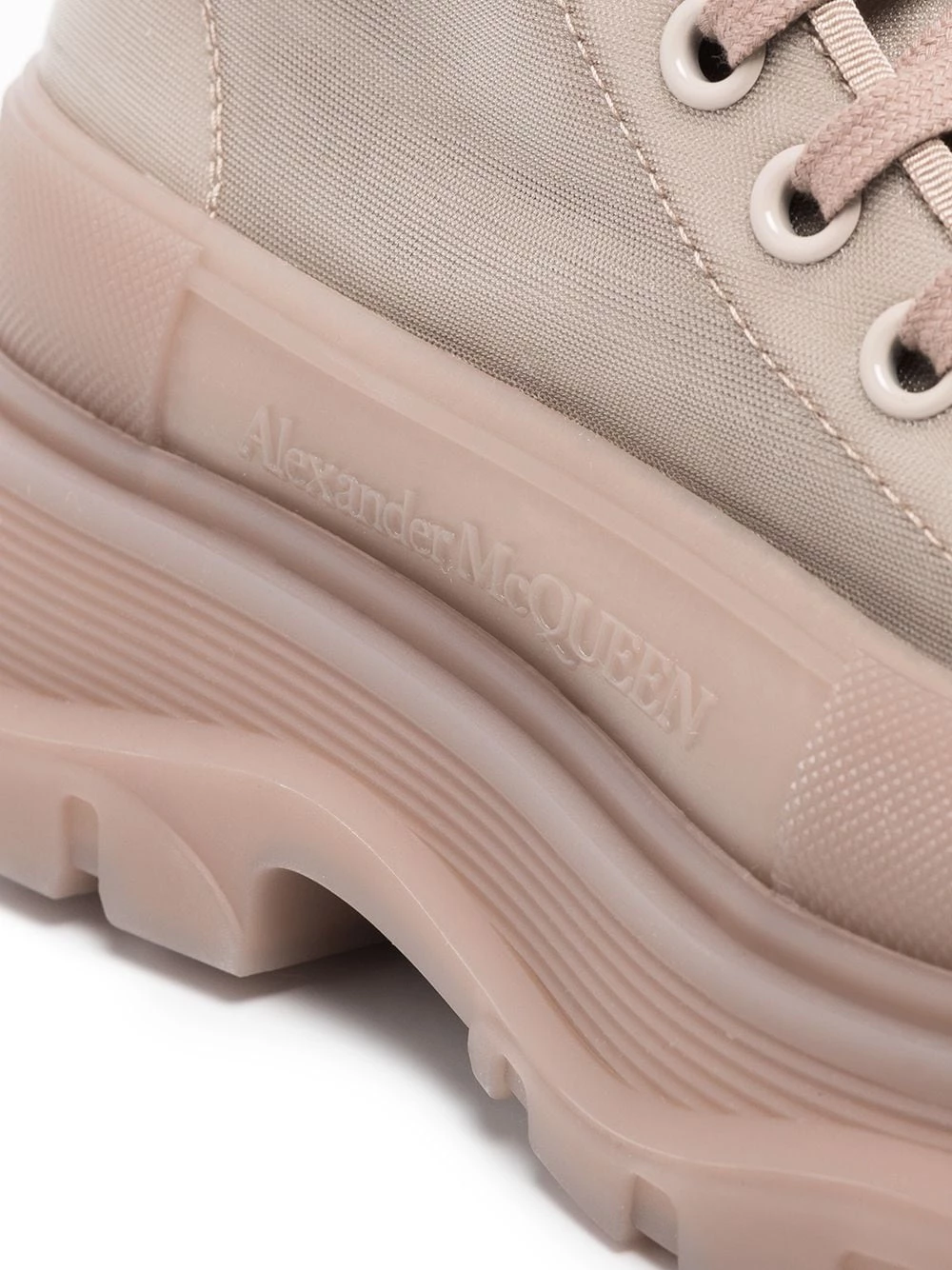 Cheapest ๐งจ Alexander McQueen Tread Slick lace up ๐ฅพ boots โญ 4 Alexander McQueen Tread Slick lace-up boots