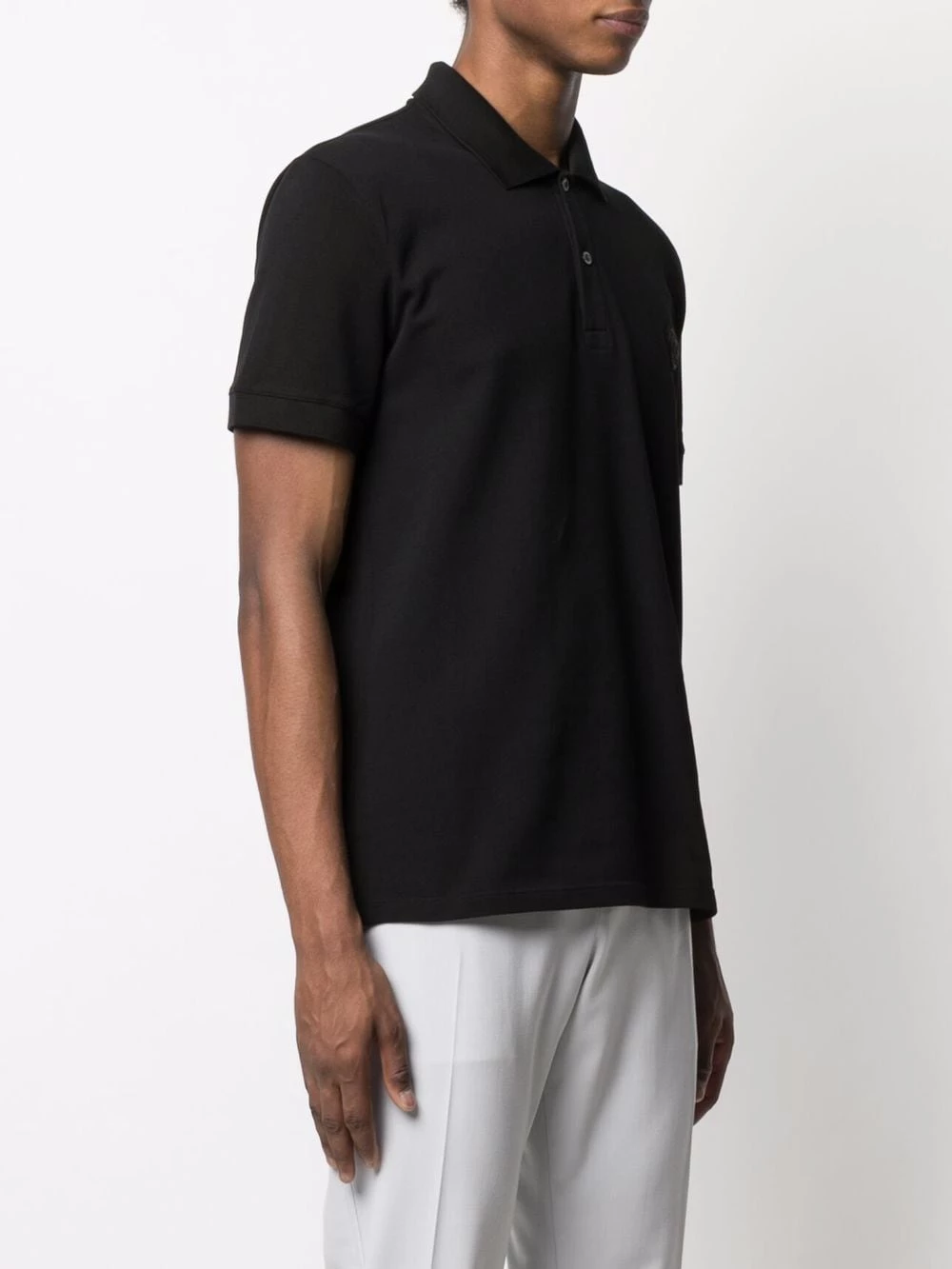 Flash Sale ๐งจ Alexander McQueen Skull embroidered polo ๐ shirt ๐ 3 Alexander McQueen skull-embroidered polo shirt