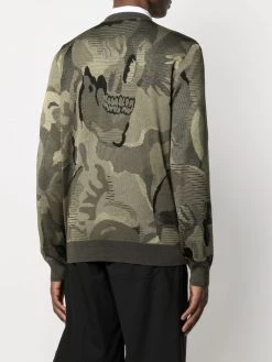 Alexander McQueen skull camouflage jumper