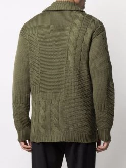 Alexander McQueen cable-knit wool cardigan