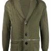 Alexander McQueen cable-knit wool cardigan
