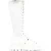 Alexander McQueen Tread lace-up knee-high boots