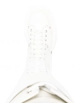 Alexander McQueen Tread lace-up knee-high boots