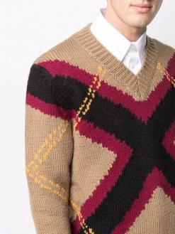 Outlet 😍 Alexander McQueen Stripe detail knitted jumper 😍 9 Alexander McQueen stripe-detail knitted jumper