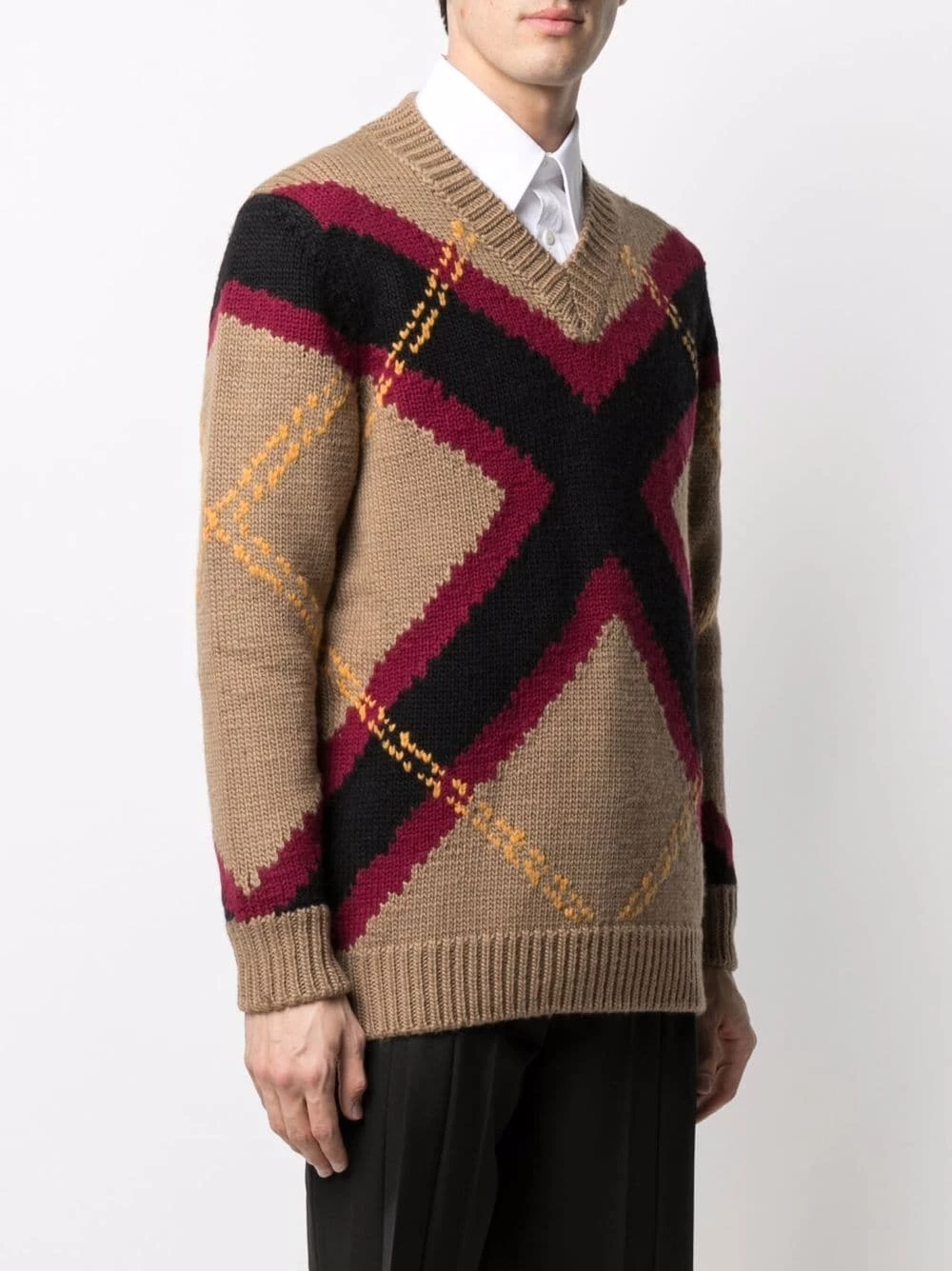 Outlet 😍 Alexander McQueen Stripe detail knitted jumper 😍 3 Alexander McQueen stripe-detail knitted jumper