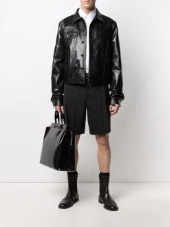 Alexander McQueen straight-point collar shirt