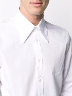 Alexander McQueen straight-point collar shirt