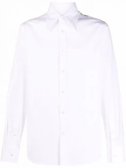 Alexander McQueen straight-point collar shirt