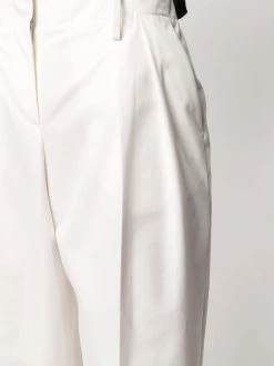 Alexander McQueen cropped cotton trousers