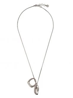 Alexander McQueen Molten double-pendant long necklace