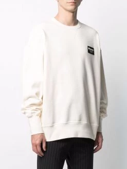 Alexander McQueen logo-patch oversized sweatshirt