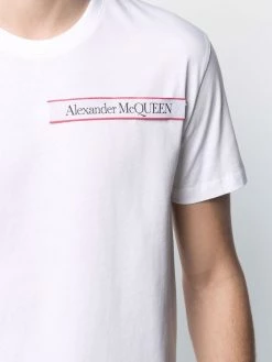 Alexander McQueen logo-patch T-shirt