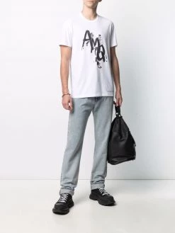 Alexander McQueen AMQ logo-print T-shirt