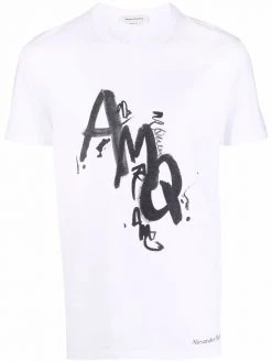 Alexander McQueen AMQ logo-print T-shirt
