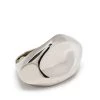 Alexander McQueen Molten polished cocktail ring