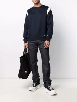 Alexander McQueen contrast-panel sweatshirt