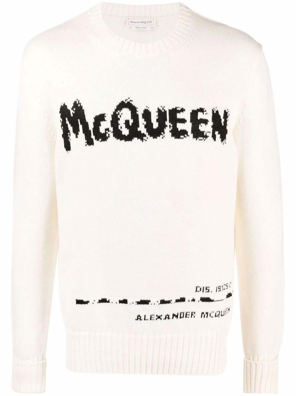 New ๐ Alexander McQueen Graffiti intarsia knit jumper ๐ฅ 1 Alexander McQueen Graffiti intarsia-knit jumper
