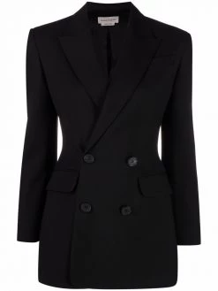 Alexander McQueen double-breasted wool blazer