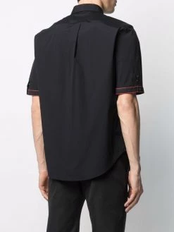 Alexander McQueen logo-trim short-sleeve shirt