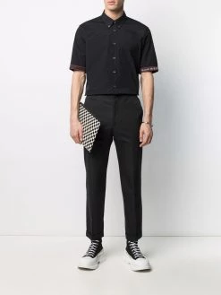 Alexander McQueen logo-trim short-sleeve shirt